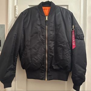Alpha Industries Black Bomber Jacket - Men’s